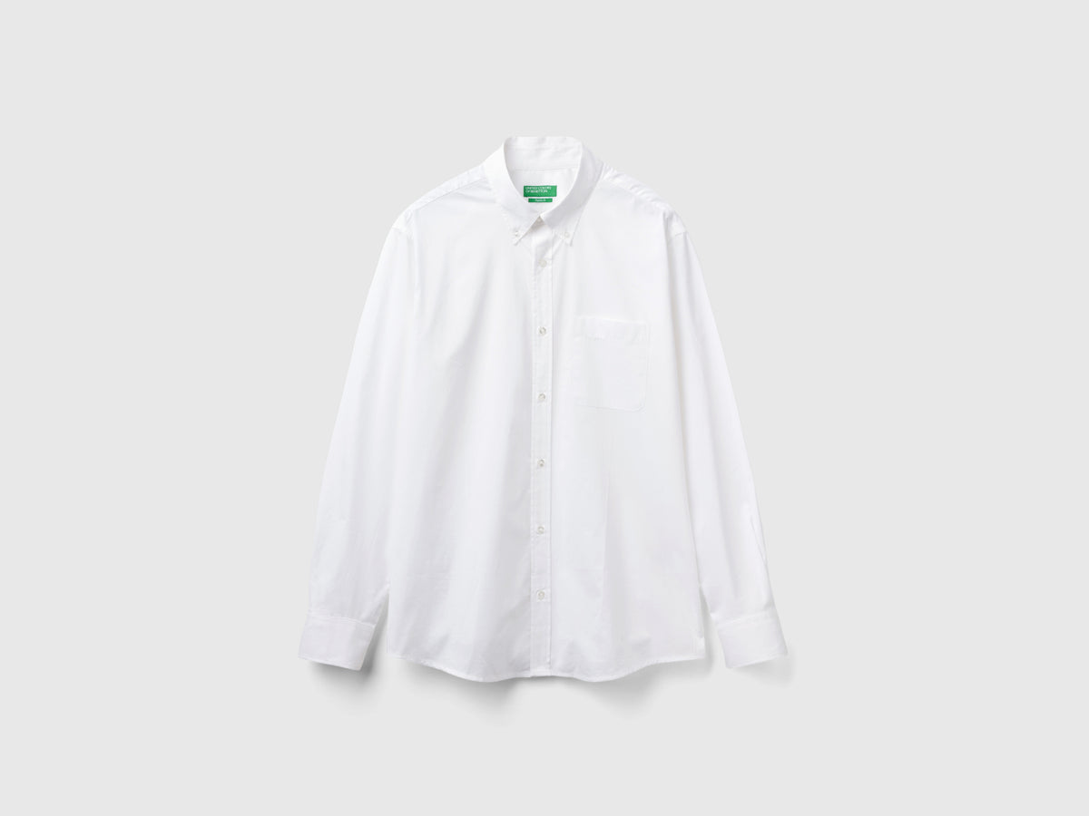 Camicia button down in cotone bio