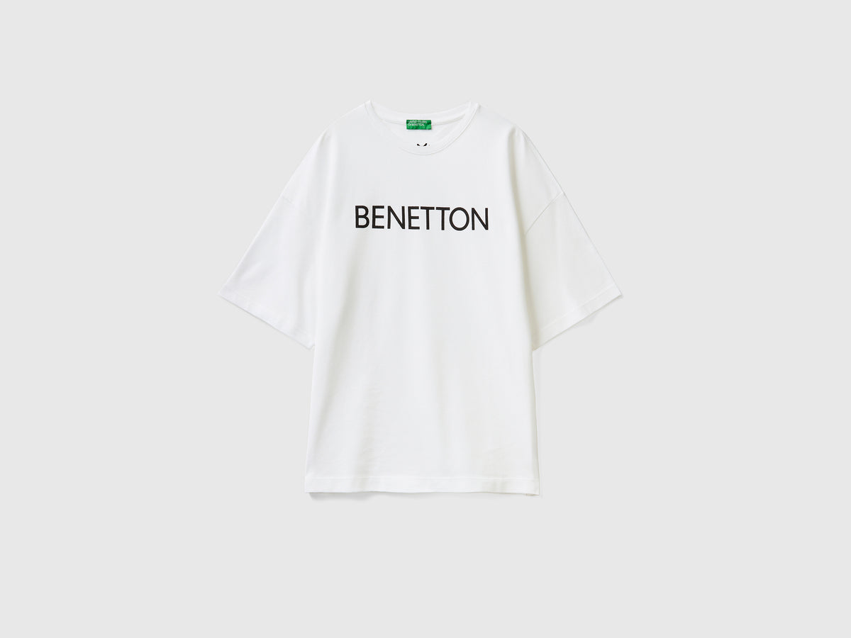 T-shirt con stampa logo