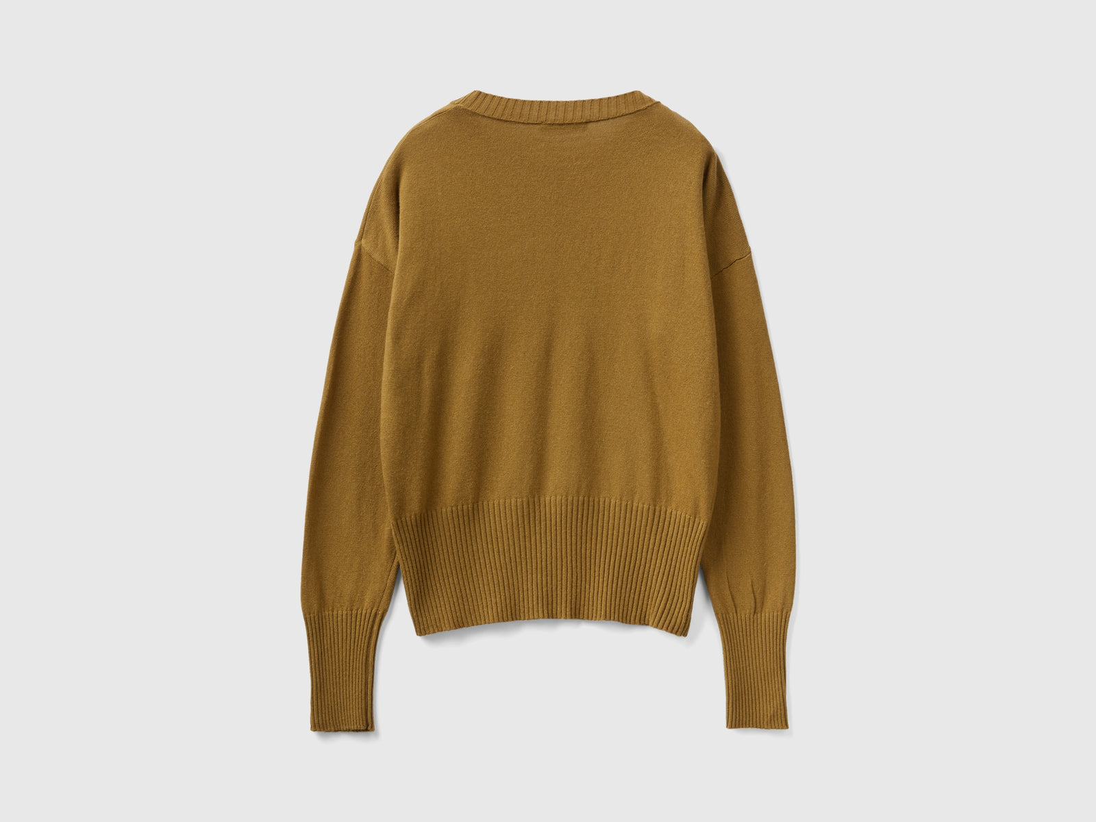 Maglia in misto cashmere da donna marrone 2 | Benetton Outlet