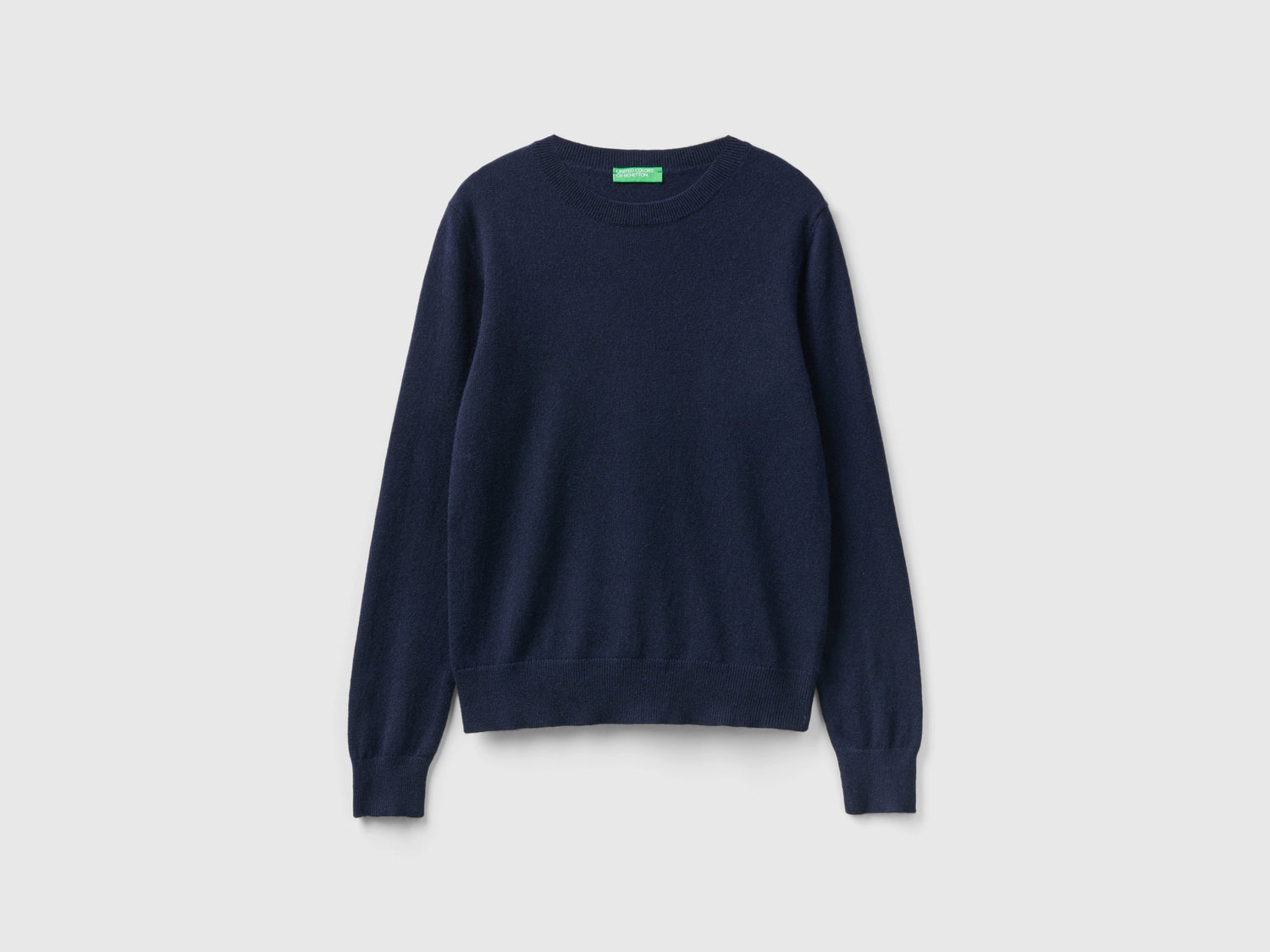 Maglioncino in puro cashmere da donna blu scuro | Benetton Outlet