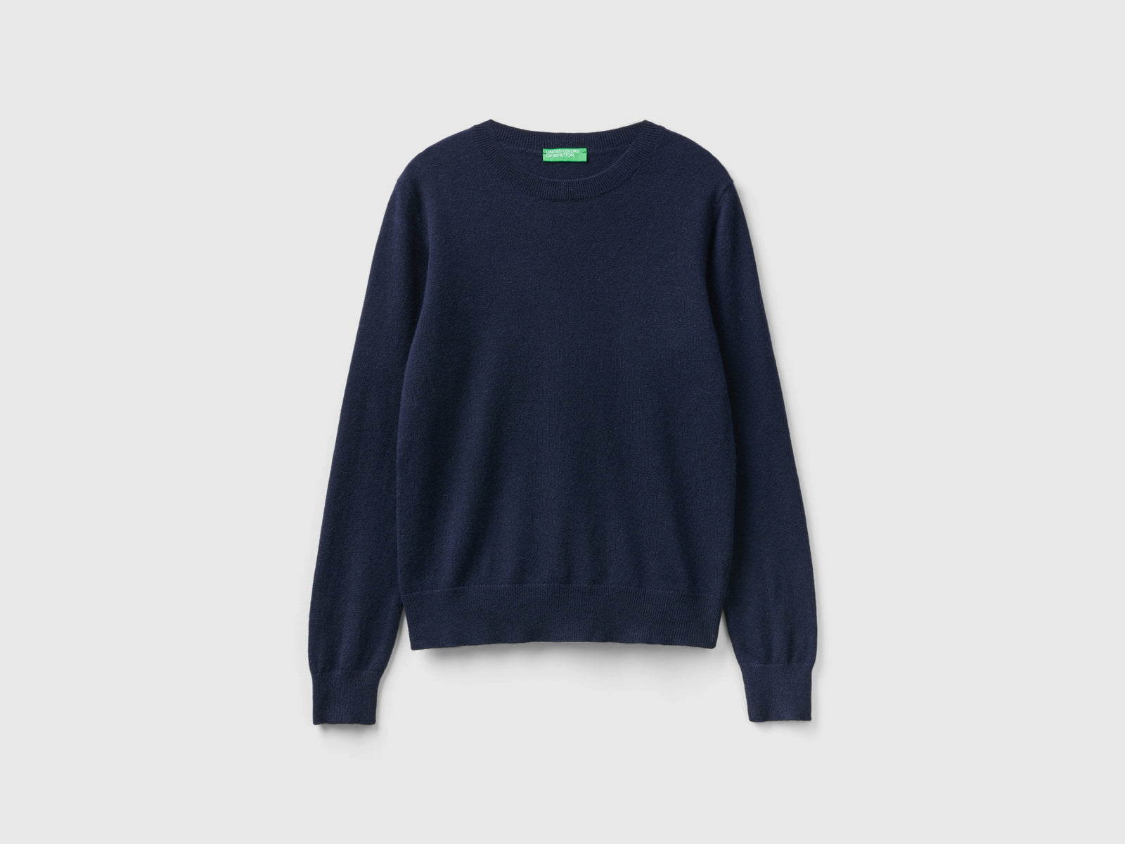 Maglioncino in puro cashmere da donna blu scuro | Benetton Outlet