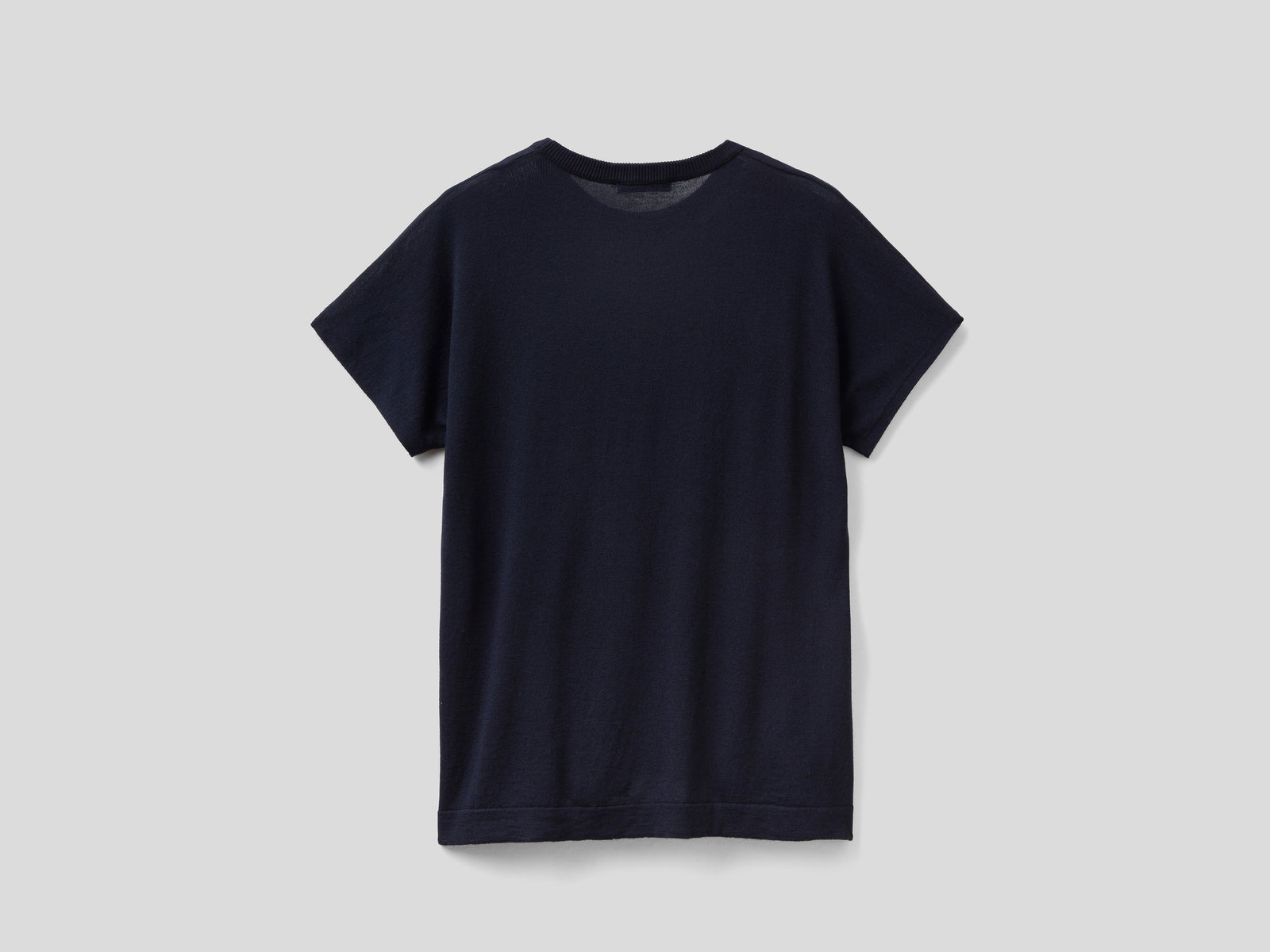 Maglia a manica corta da donna blu scuro 2 | Benetton Outlet