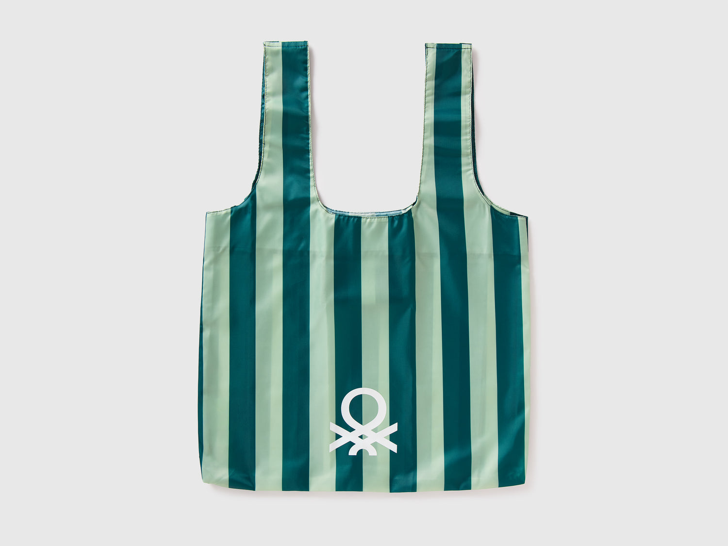 Tote Bag a righe da uomo verde | Accessori 0j Outlet