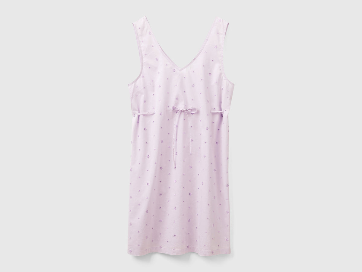 Camicia da notte con ricami sangallo