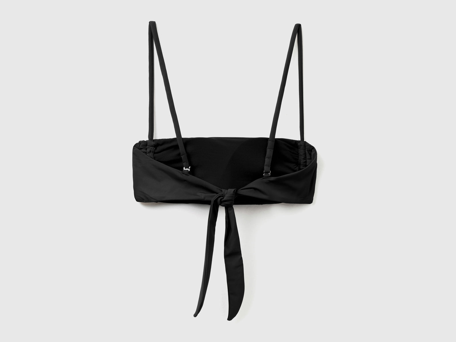 Reggiseno costume a fascia elasticizzato da donna nero 2 | Benetton Outlet