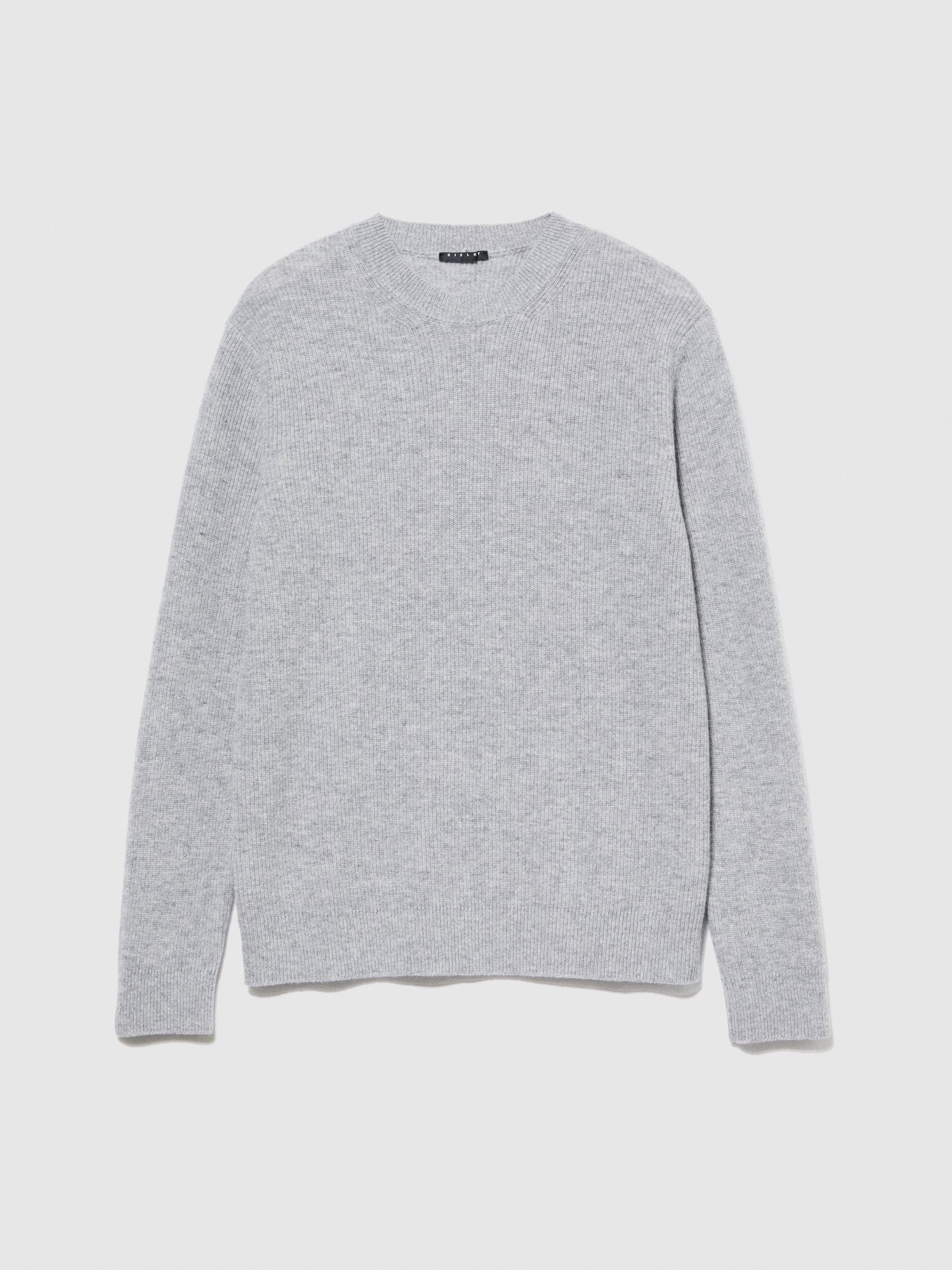 Maglia girocollo regular fit da uomo grigio chiaro | Sisley Outlet