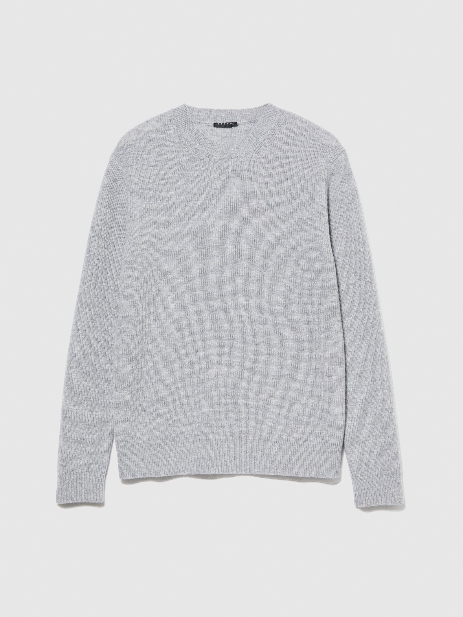 Maglia girocollo regular fit da uomo grigio chiaro | Sisley Outlet
