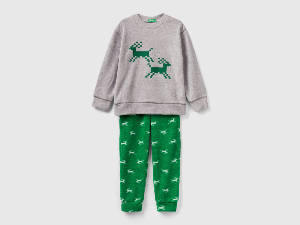 Pigiama renne in pile