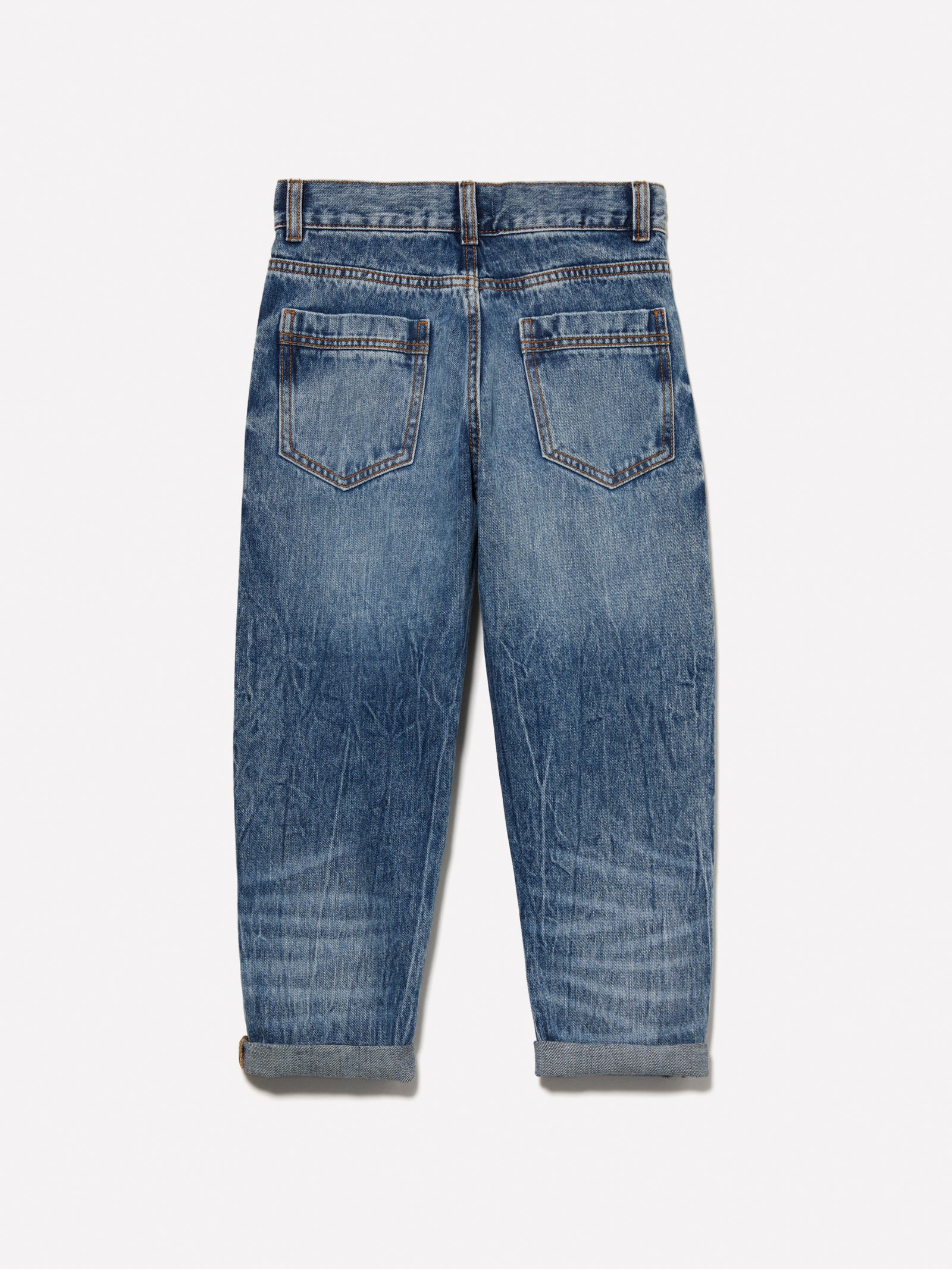 Jeans con logo da bambino blu 2 | Sisley young Outlet