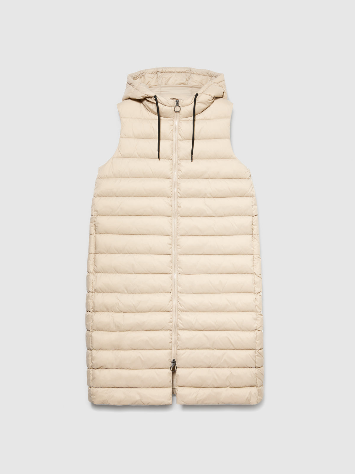 Gilet lungo imbottito