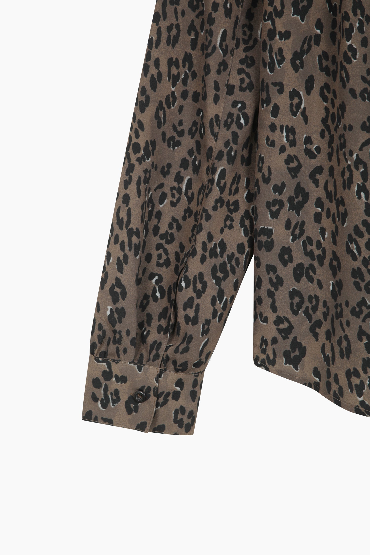 Camicia animalier da donna marrone scuro 4 | Sisley Outlet