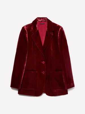 Blazer in velluto