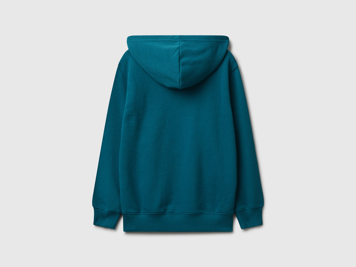 Felpa con cappuccio in cotone