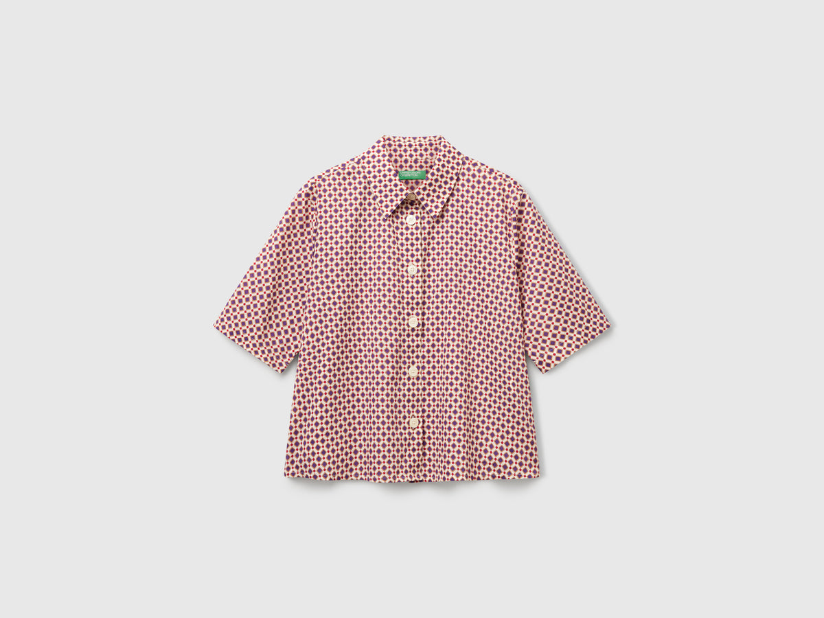 Camicia fantasia a manica corta