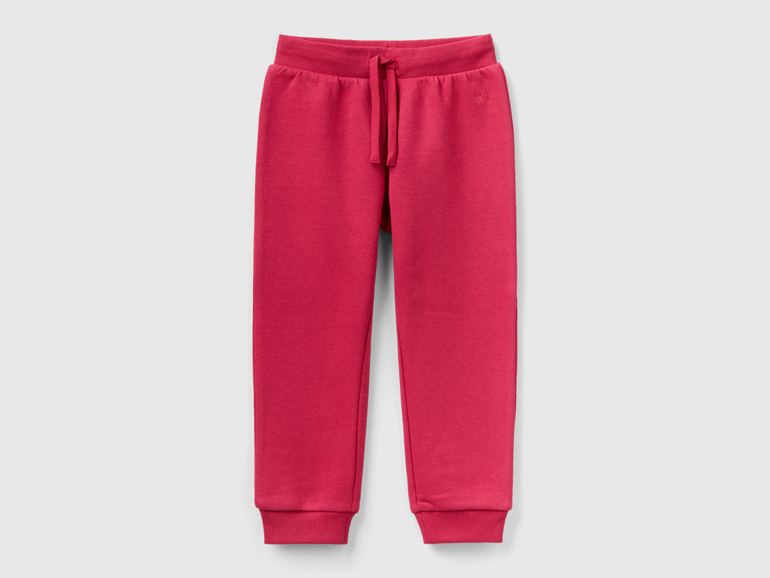 Joggers in felpa con coulisse da bimba ciclamino | Benetton Outlet