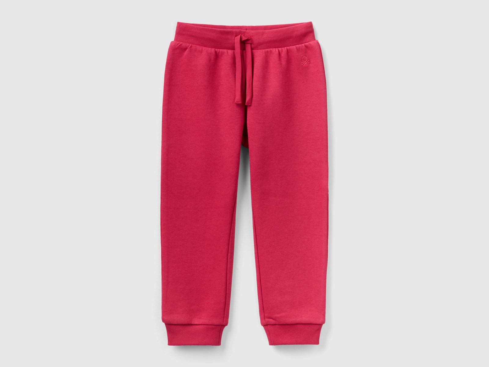 Joggers in felpa con coulisse da bimba ciclamino | Benetton Outlet