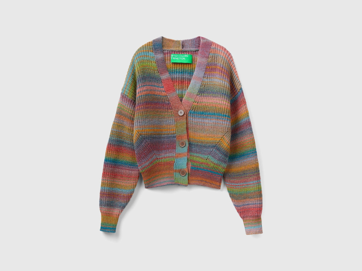 Cardigan a righe
