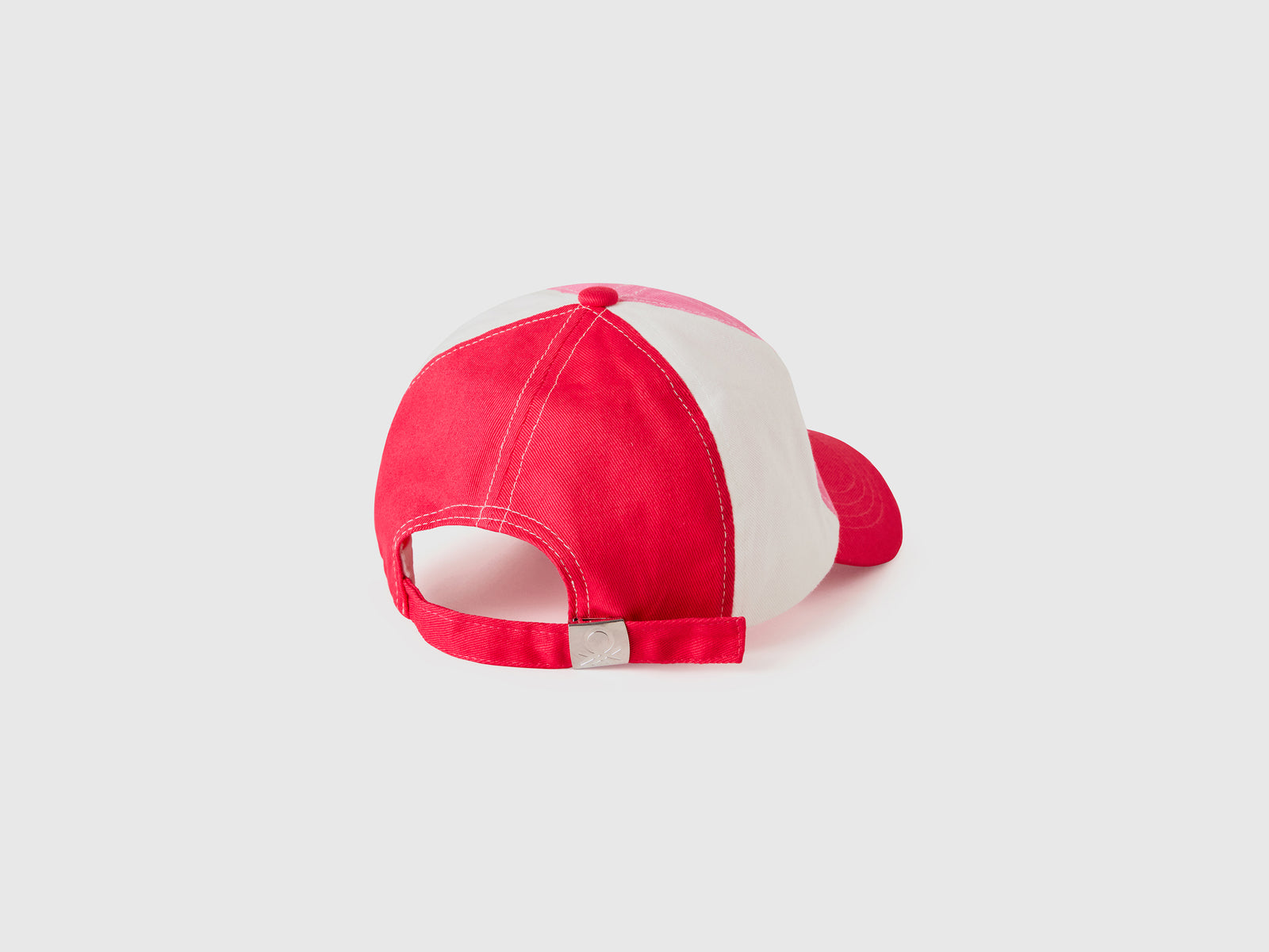 Cappellino baseball con logo da bambino fucsia 2 | Benetton Outlet