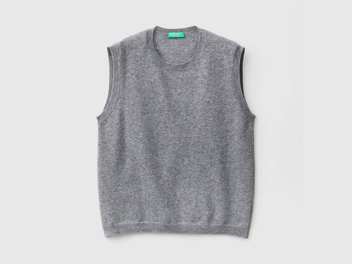 Gilet in pura lana Merino