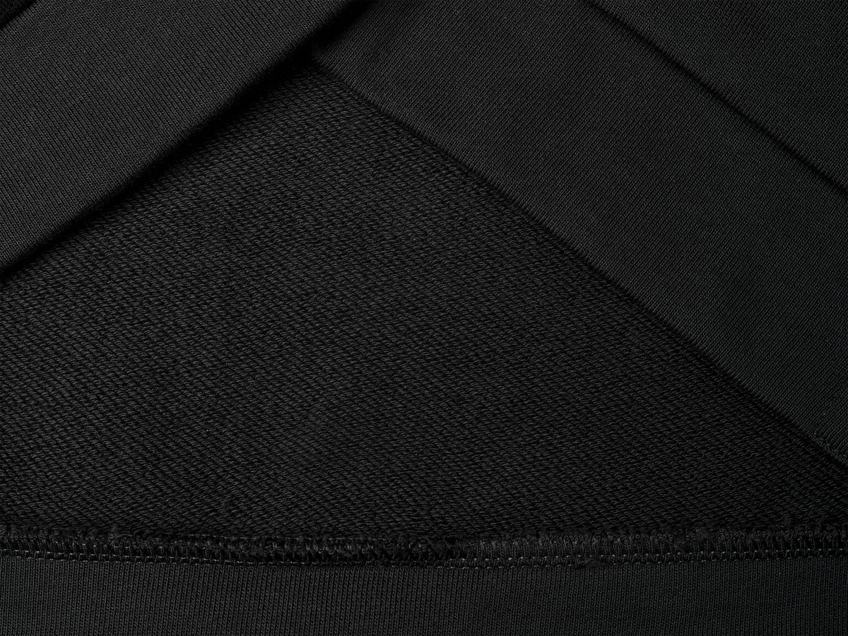Felpa 100% cotone con zip e cappuccio