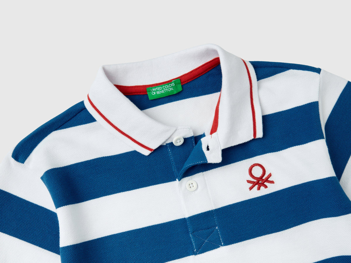 Polo manica corta a righe