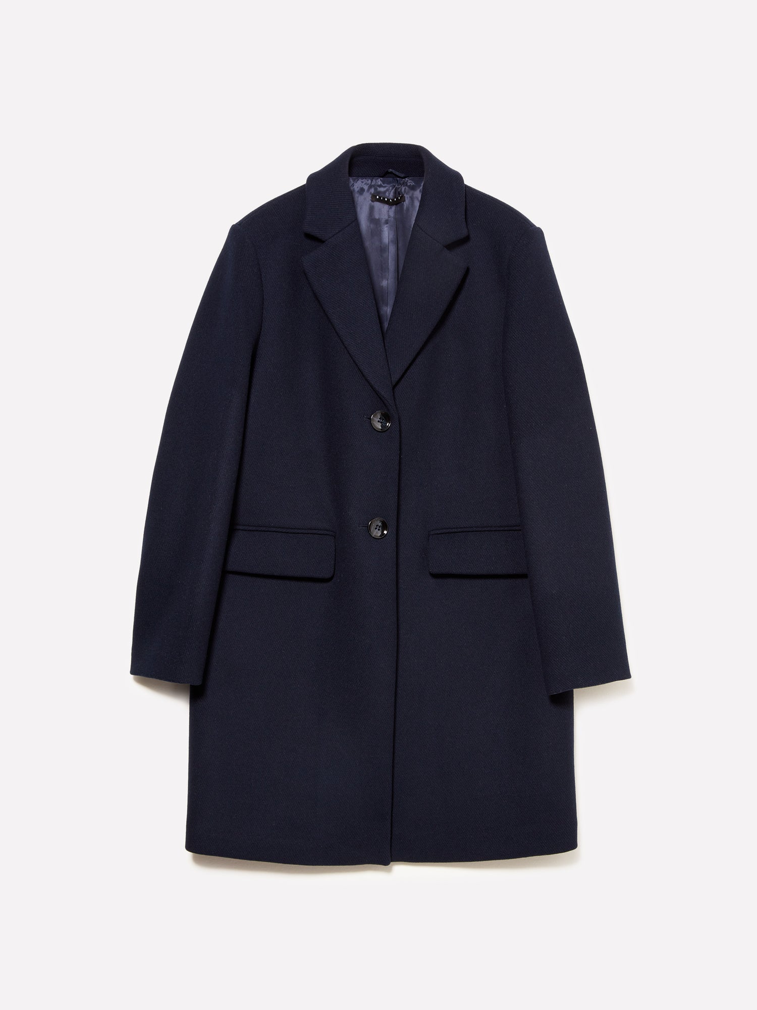 Cappotto midi da donna blu scuro | Sisley Outlet