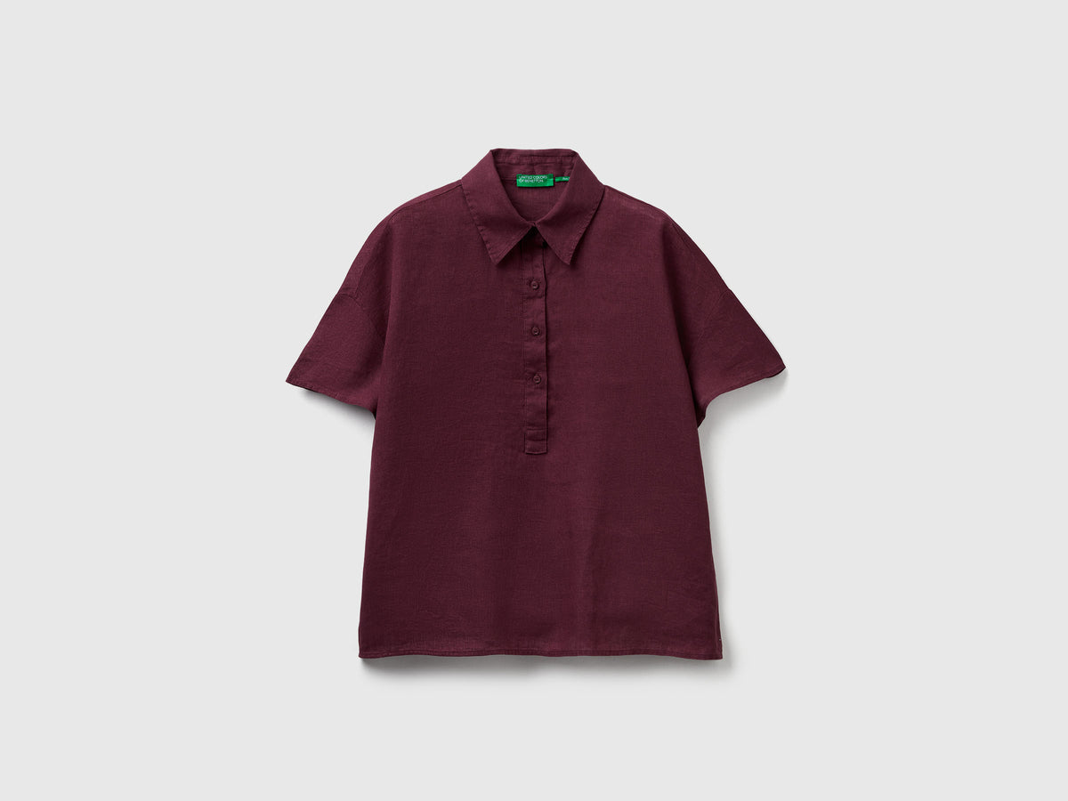 Blusa in puro lino
