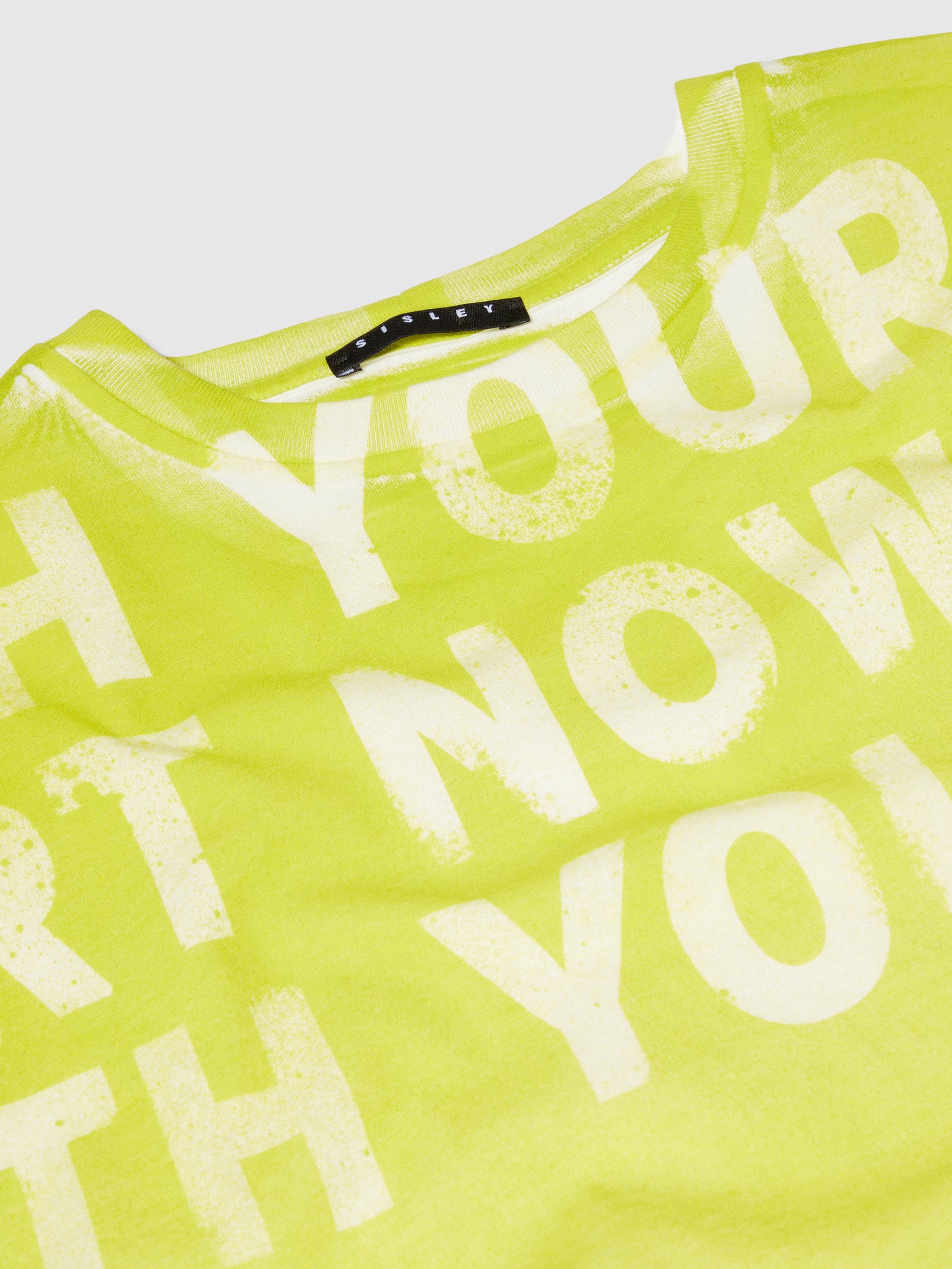 T-shirt effetto sfumato da bambino bianco panna 3 | Sisley young Outlet
