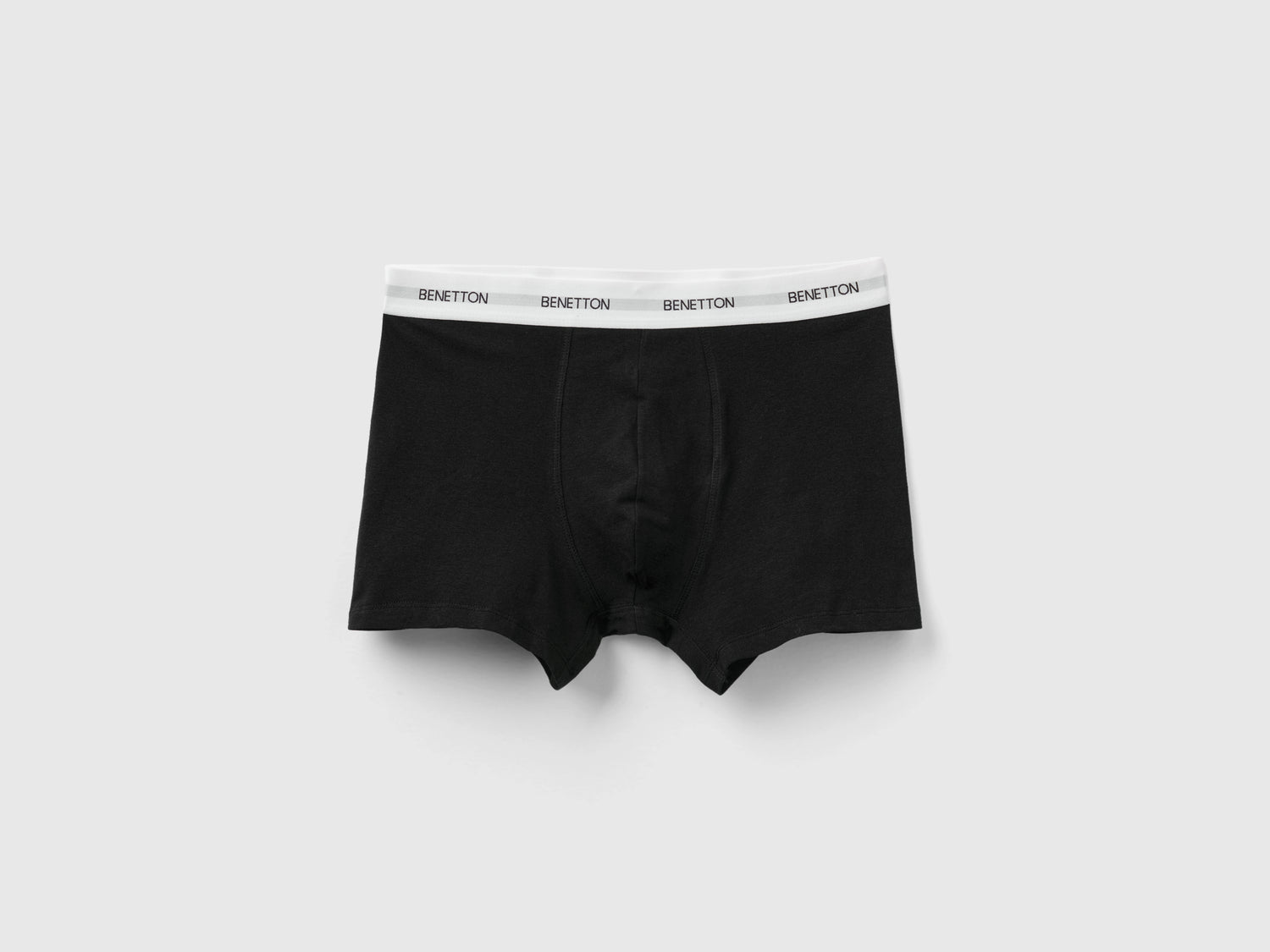 Boxer in cotone bio stretch da uomo nero | Benetton Outlet