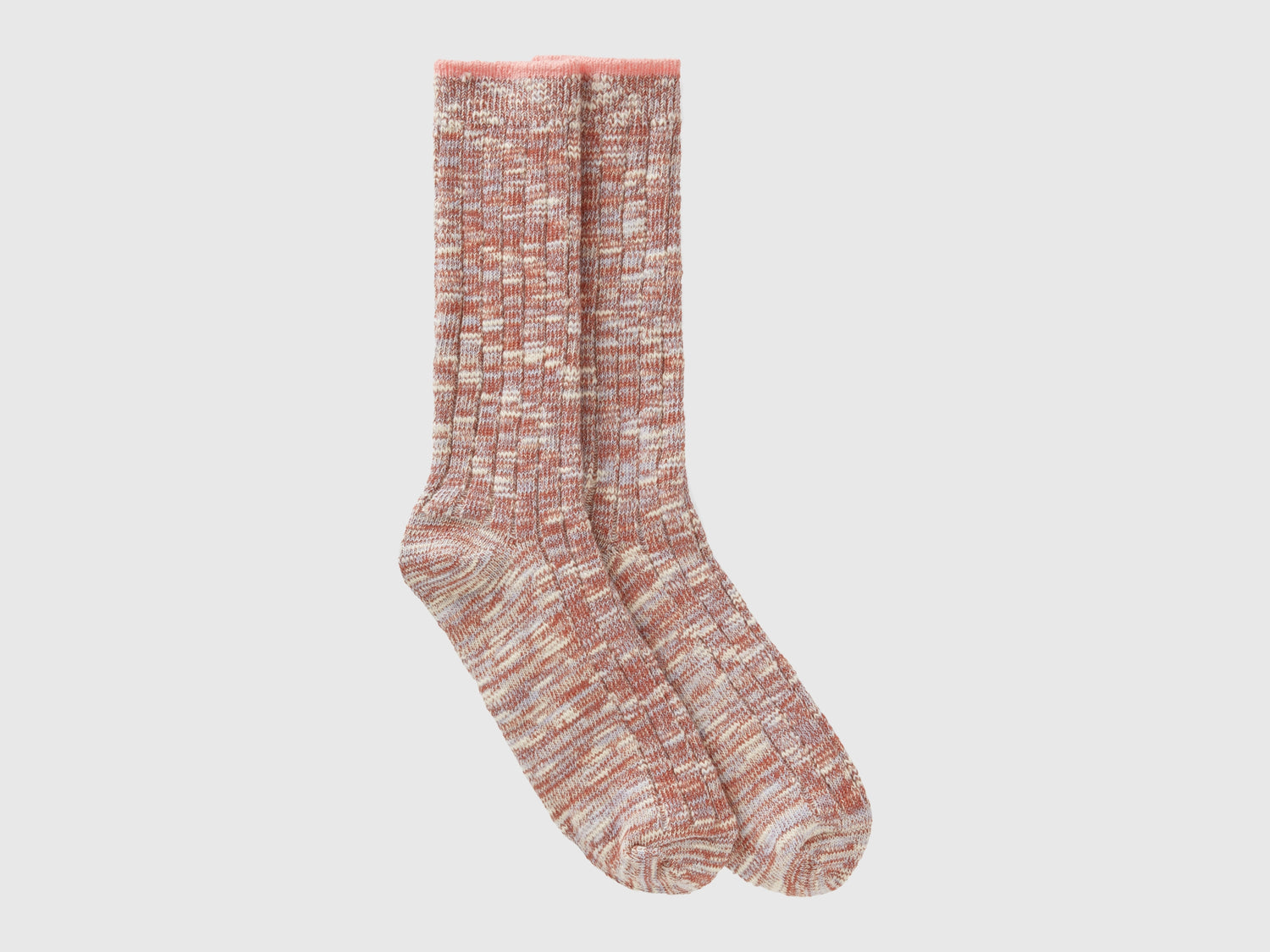 Calzini in misto cotone stretch da uomo marrone | Benetton Outlet