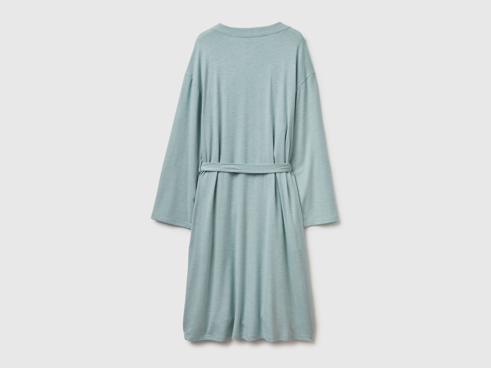 Vestaglia in misto viscosa stretch da donna verde acqua 2 | Benetton Outlet