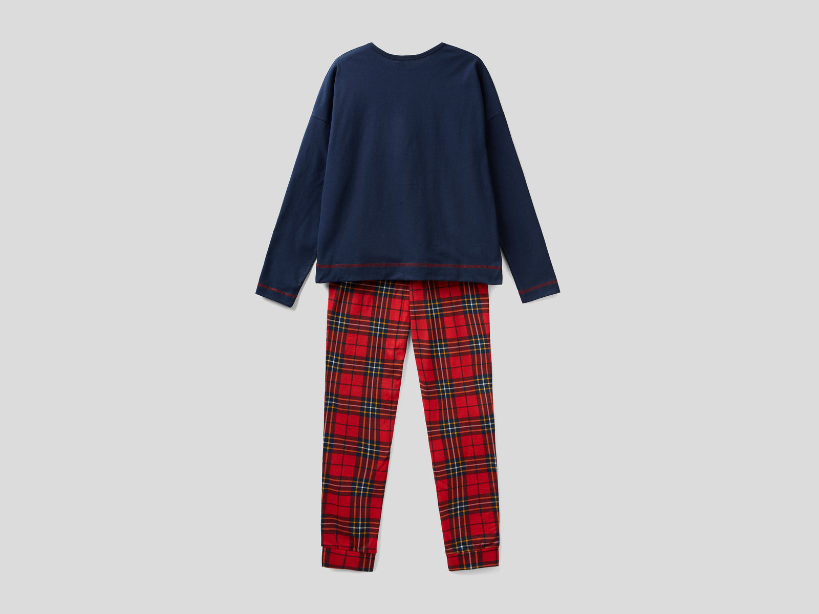Pigiama Peanuts natalizio da donna blu scuro 2 | Benetton Outlet