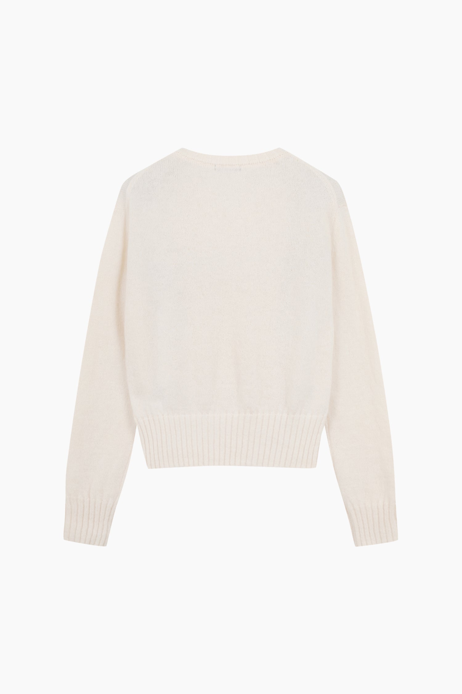 Maglia con intarsio lettering da donna bianco panna 2 | Sisley Outlet