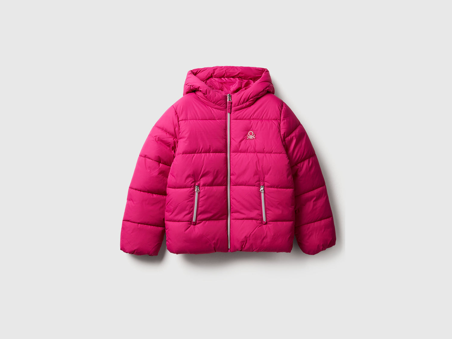 Giubbotto in nylon "Rain Defender" da bambina ciclamino | Benetton Outlet
