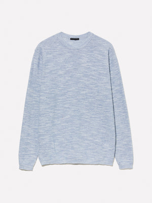 Maglia mélange azzurra