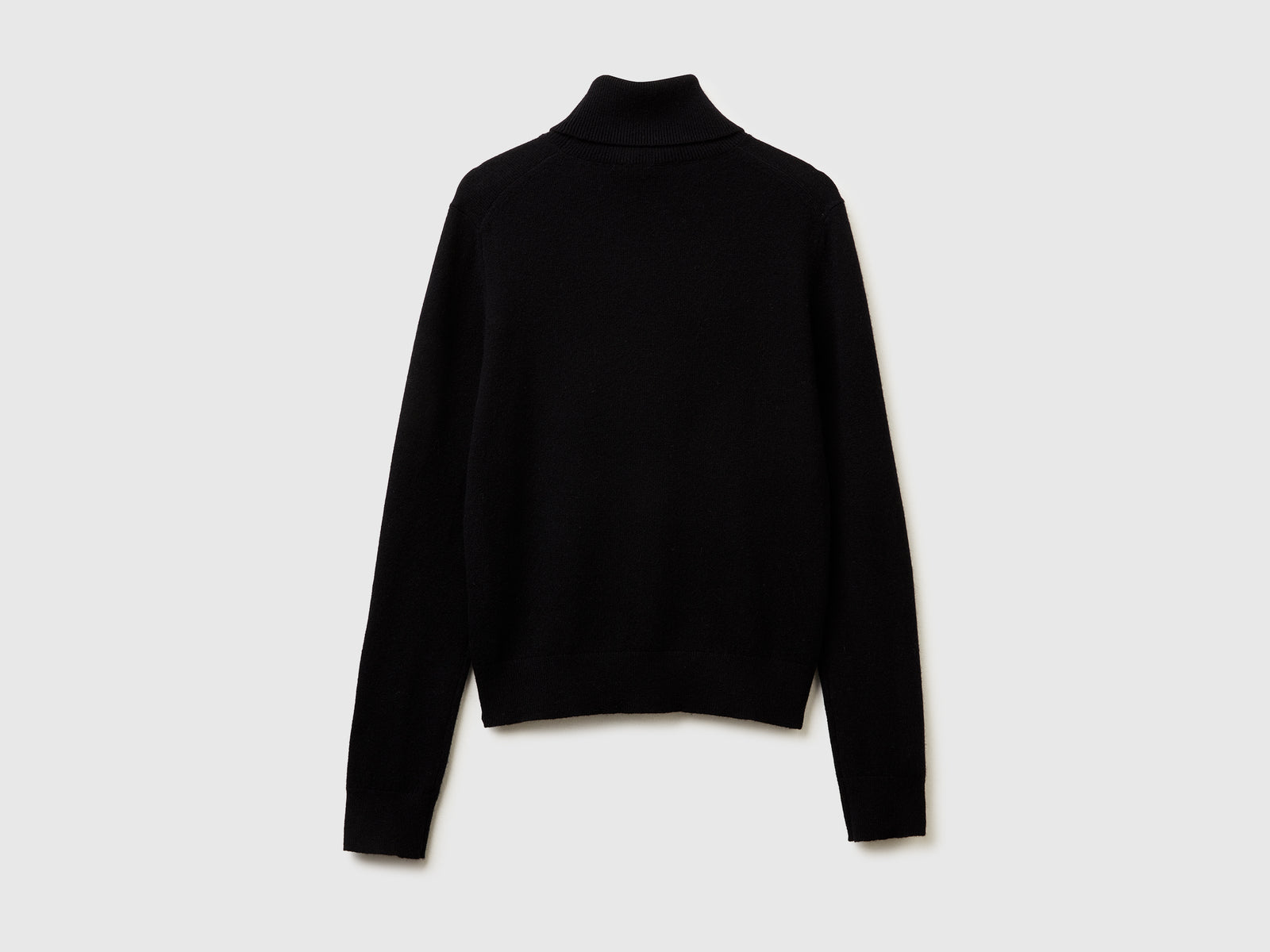 Dolcevita in puro cashmere da donna nero 2 | Benetton Outlet