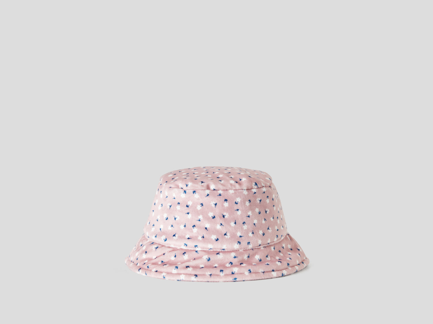Cappellino in ciniglia da bimbo rosa tenue | Benetton Outlet