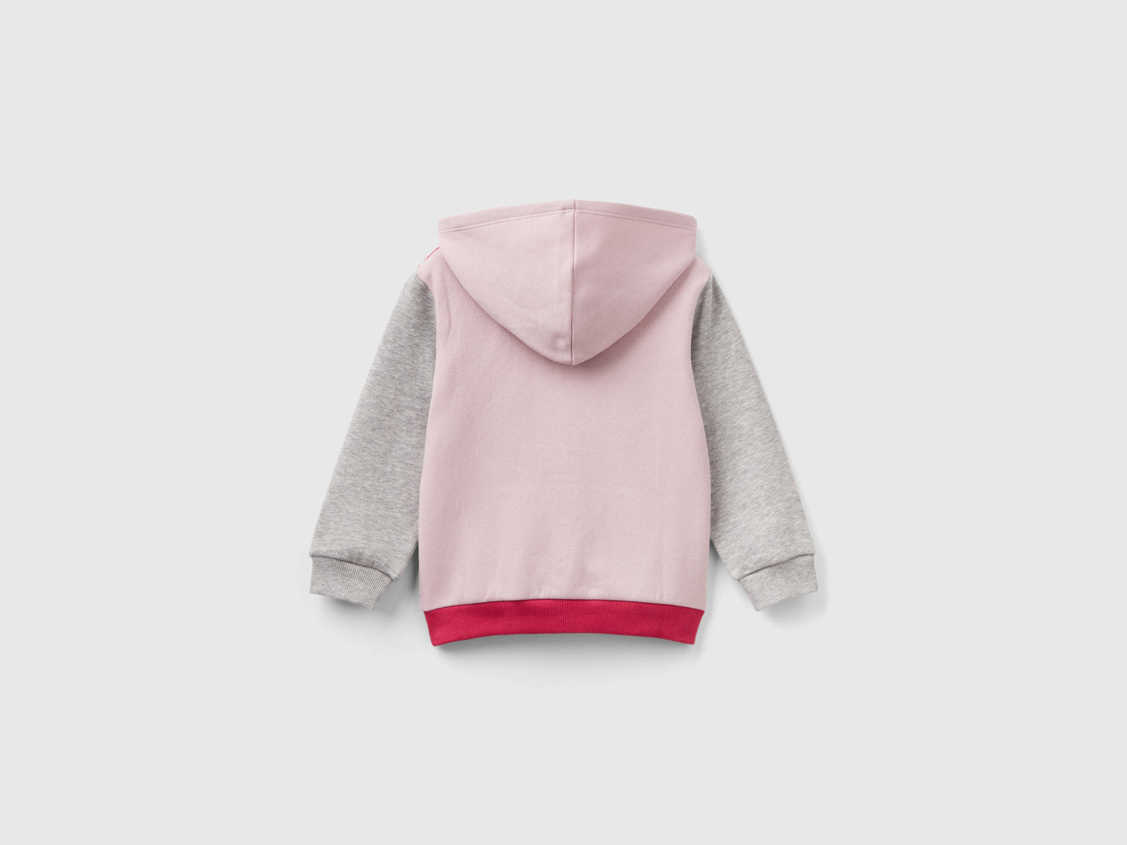 Felpa con zip in misto cotone da bimba multi-color 2 | Benetton Outlet