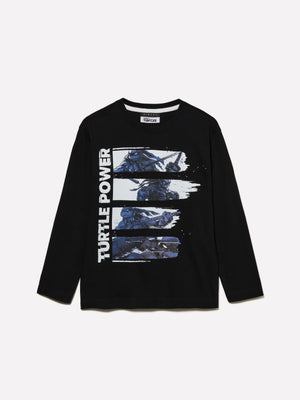 T-shirt con stampa Tartarughe Ninja