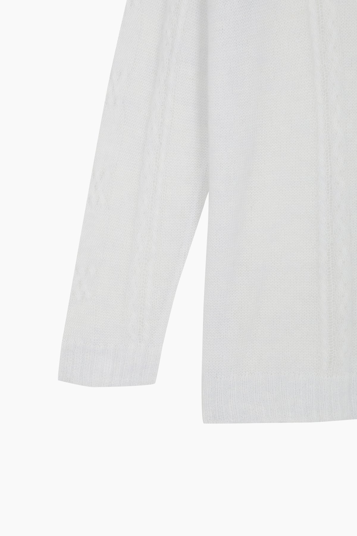 Maglia con trecce