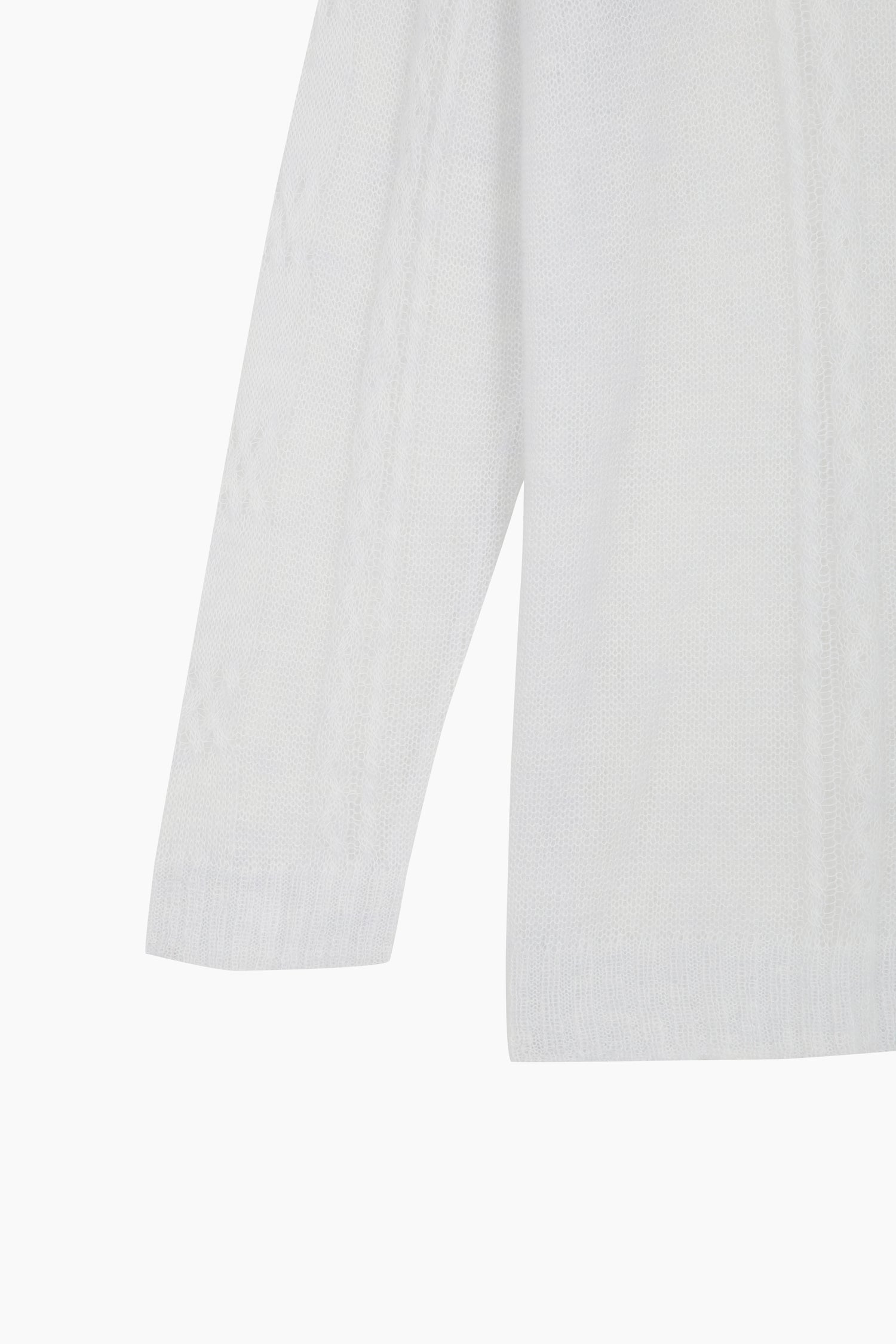 Maglia con trecce da donna grigio chiaro 4 | Sisley Outlet