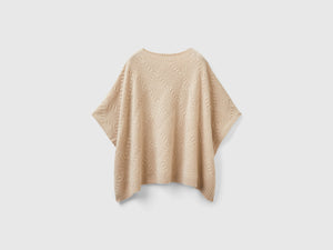 Mantella a losanghe in puro cashmere