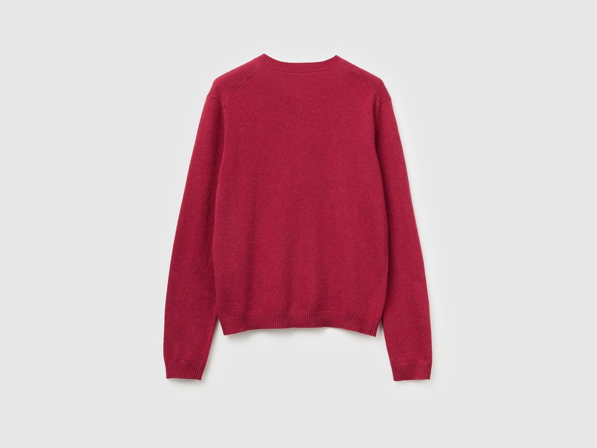 Cardigan in misto lana e cashmere