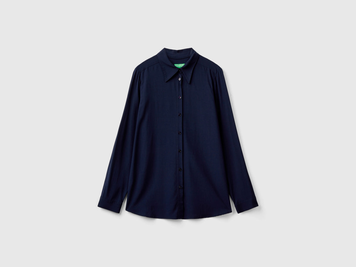 Camicia regular fit in viscosa