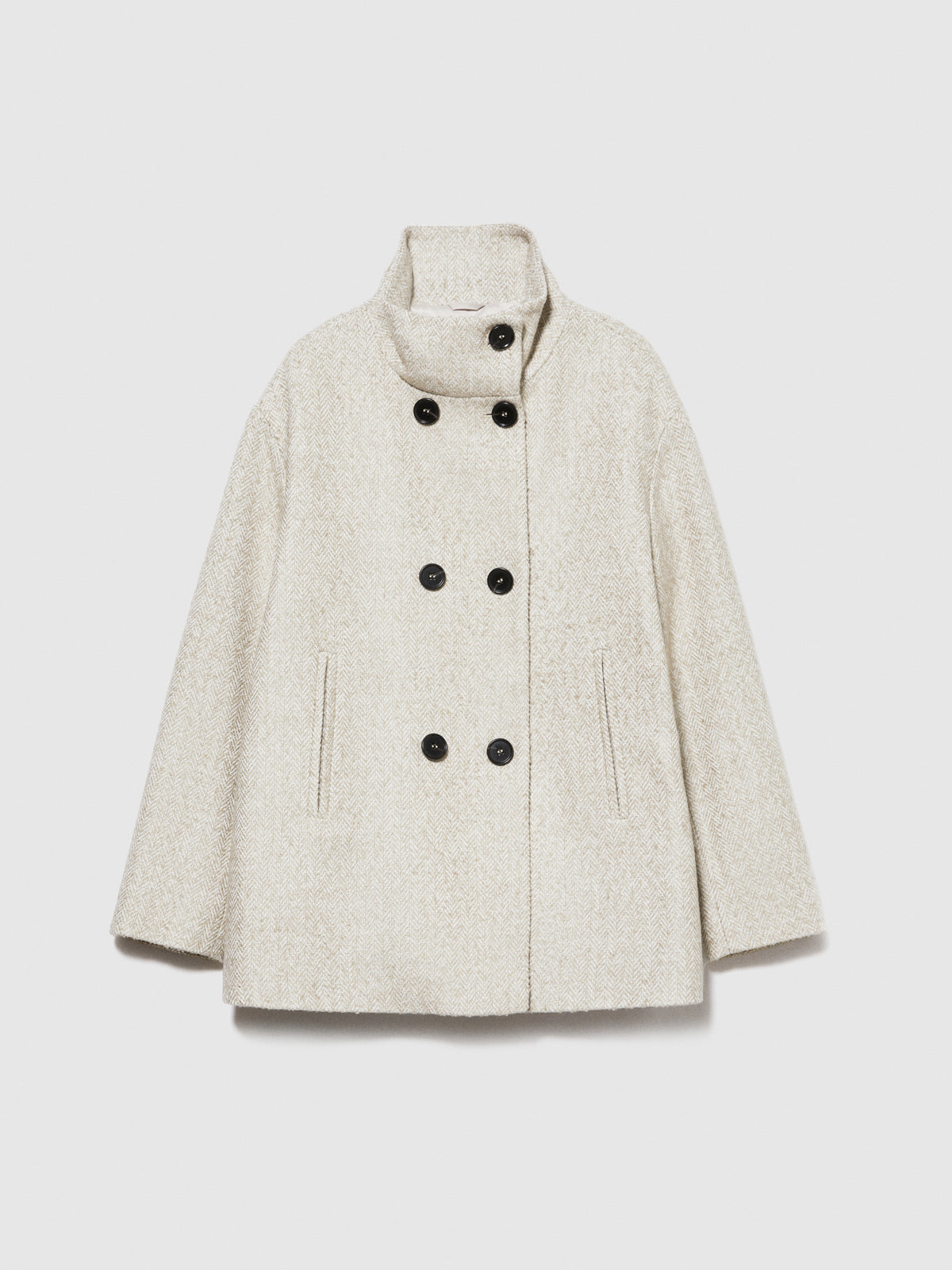 Cappotto con collo alto