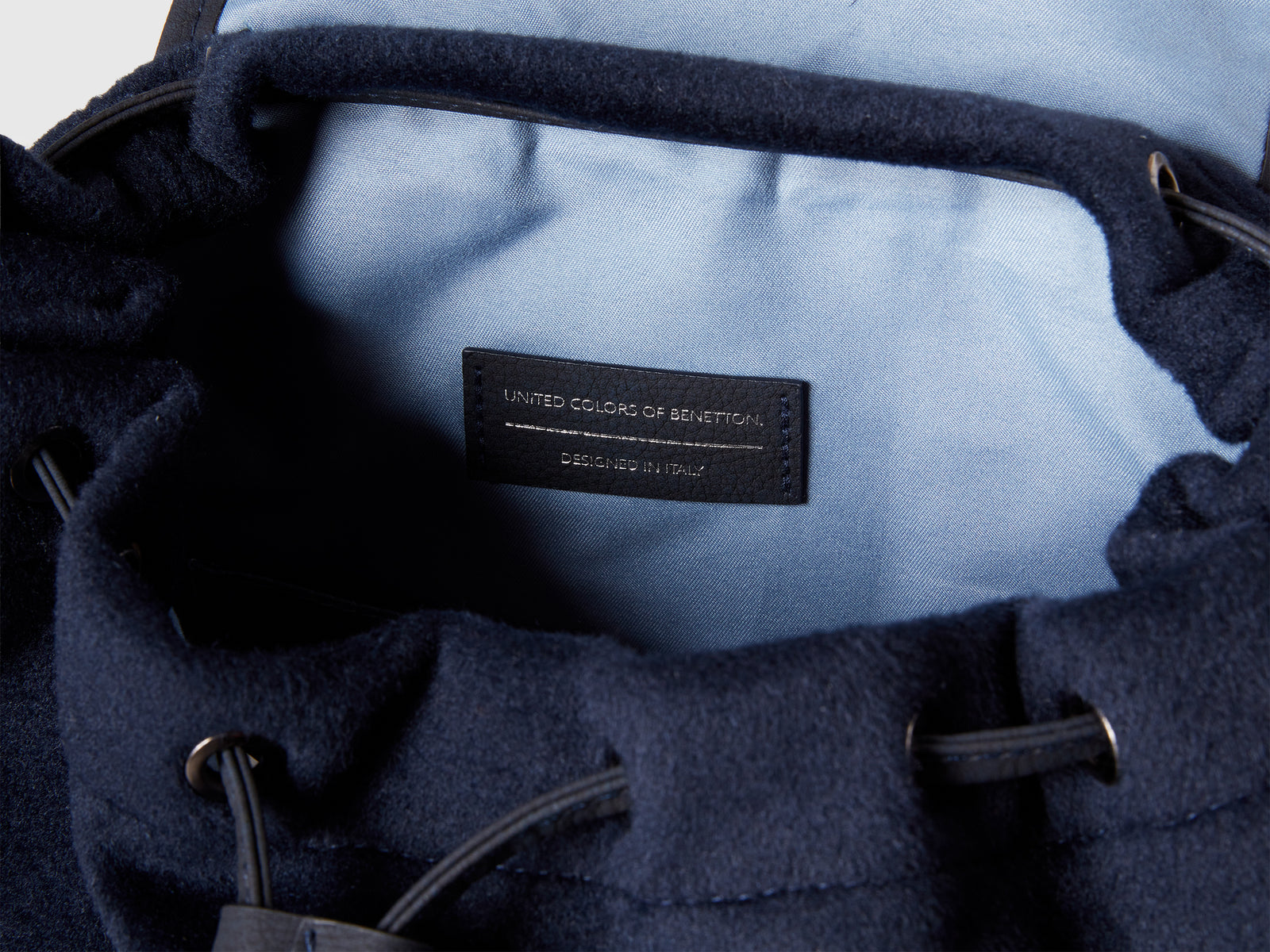 Zaino in tessuto spalmato da uomo blu scuro 3 | Benetton Outlet