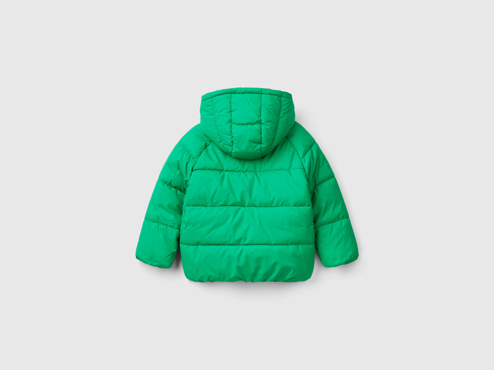 Giubbino imbottito "Rain Defender" da bimbo verde 2 | Benetton Outlet
