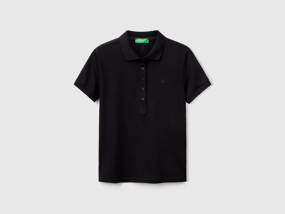 Polo slim fit in cotone stretch