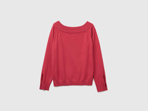 Maglia con scollo bardot