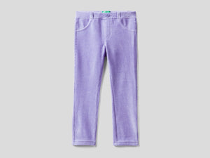 Pantaloni in ciniglia a costine